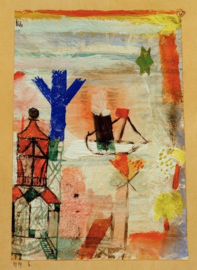 Small Steamer by Paul Klee